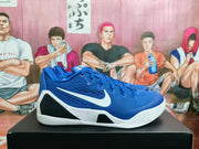 Nike Blue Basketball Sneakers with White Swoosh