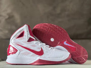 Nike Kobe 7 Basketball Shoes White and Red HD2010