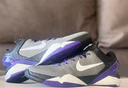 Nike Kobe 7 Basketball Shoes Gray Purple Black