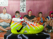 Nike Halloween Basketball Shoes in Neon Yellow and Orange