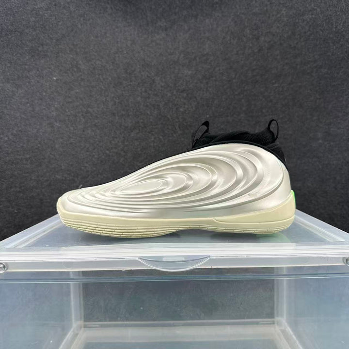 Silver and Black Basketball Sneakers
