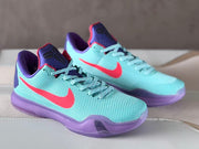 Nike Kobe 10 EYBL Basketball Sneakers Aqua Purple