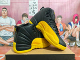 Jordan Black and Yellow High-Top Basketball Sneakers