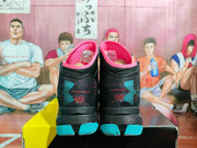Under Armour Charged Basketball Sneakers Black Pink Blue