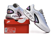 Nike Air Max DN Sneakers in White and Light Blue