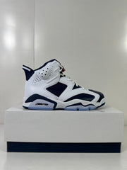 Jordan Air Jordan 6 Retro Olympic London Sneakers White Navy CT8529-164