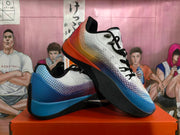 Nike Basketball Shoes in White, Blue and Orange