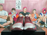 Nike Basketball Sneakers Silver White Burgundy