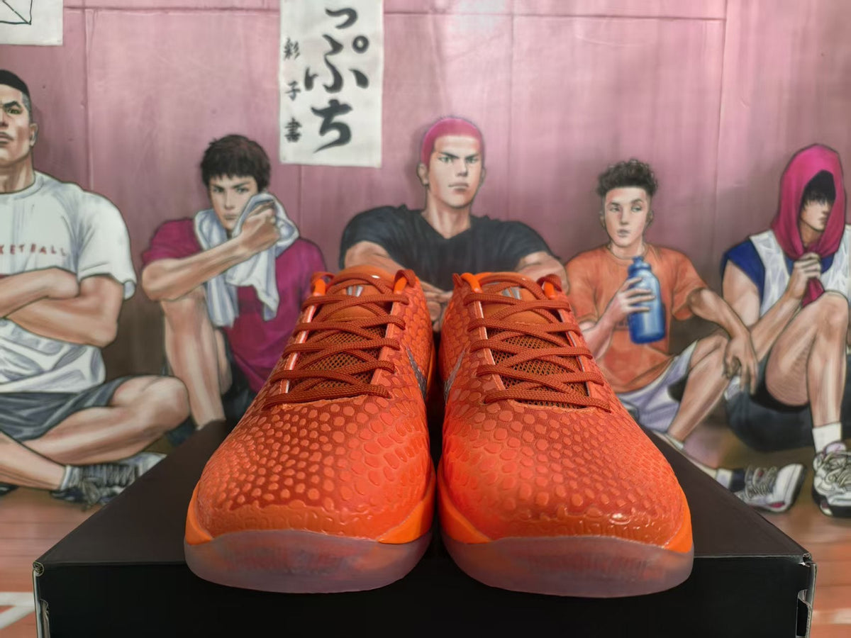 Nike Zoom Basketball Sneakers Orange