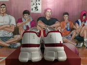 On Cloud Sneakers White Red Gold