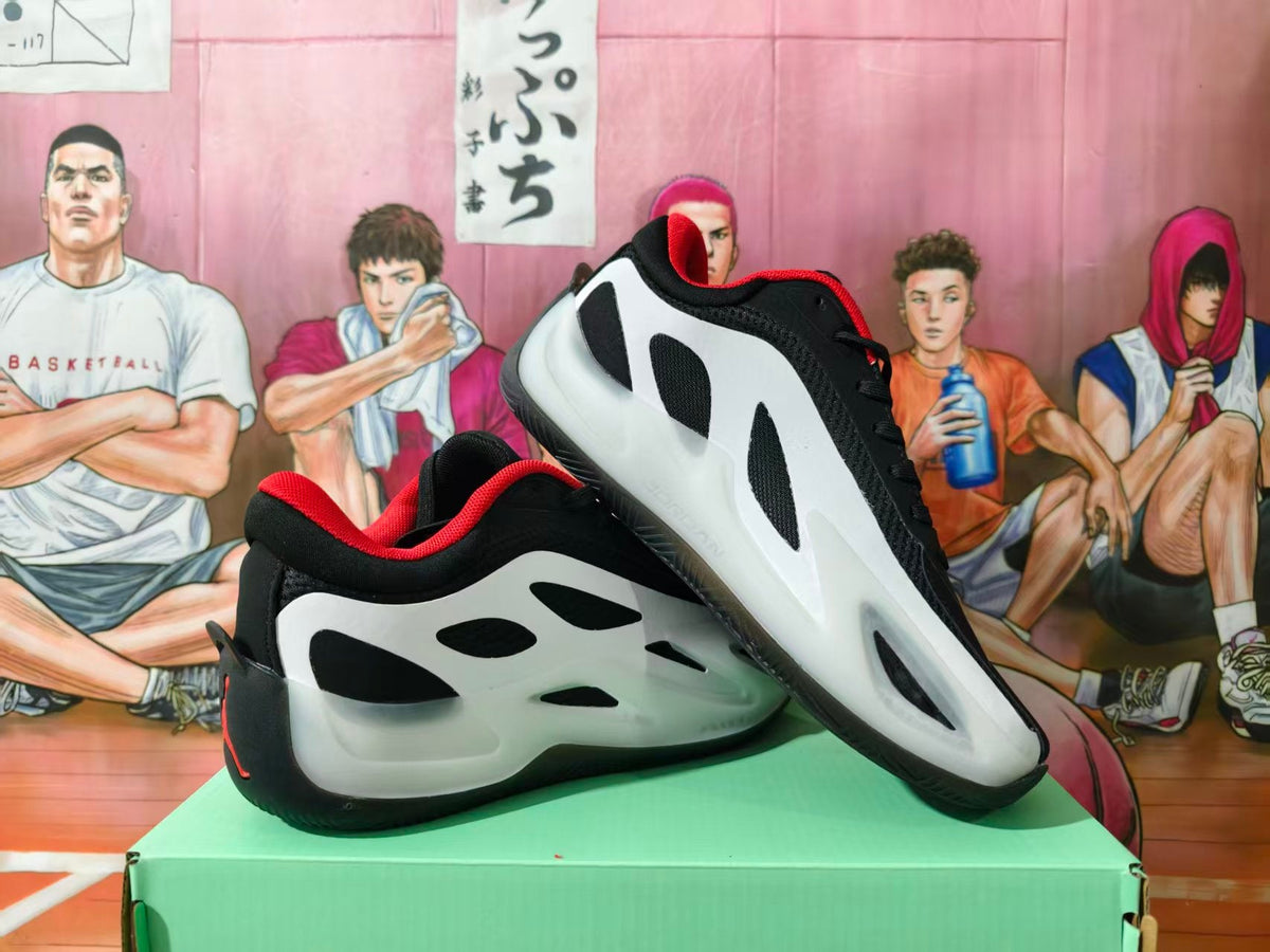 Jordan Luka 1 Basketball Shoes White Black Red