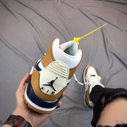 Air Jordan Legacy 312 High-Top Sneakers in White and Tan