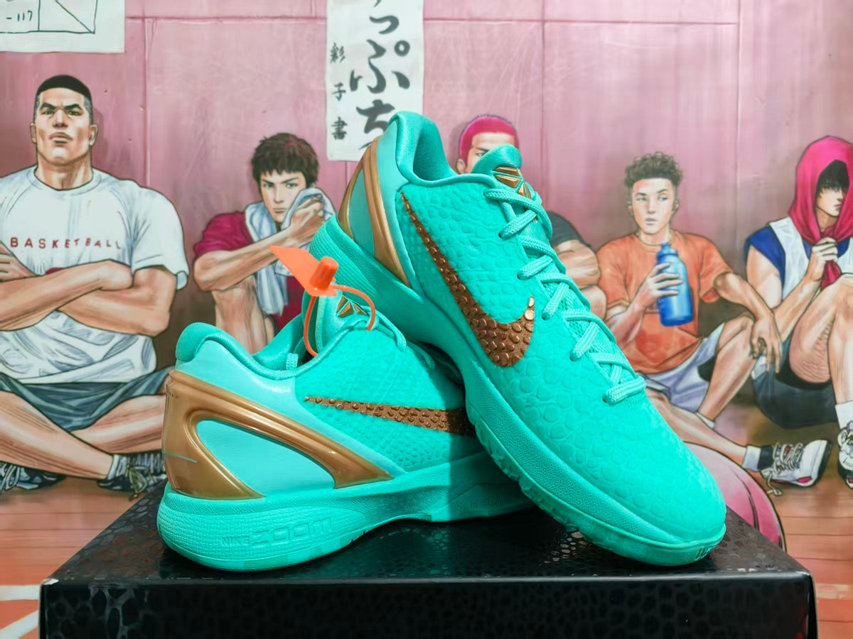 Nike Statue of Liberty Basketball Sneakers Aqua Bronze