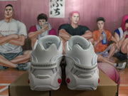Nike Big Eyes Sneakers White with Red and Blue Details