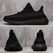 Yeezy 350 V2 Black Knit Sneakers