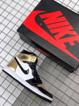 Jordan Air Jordan 1 High Gold Toe Sneakers 861428-007
