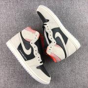 Jordan Air Jordan 1 High OG Gray Black Pink Sneakers 555088-018