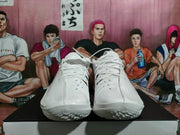 Nike GT Basketball Shoes in White and Black