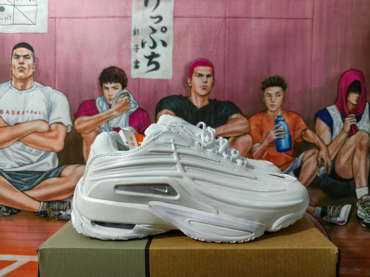 White Chunky Sneakers with Layered Panels