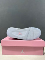 Air Jordan 4 Retro White Pink Green Sneakers IB7068-100
