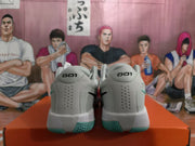 Nike 001 Basketball Sneakers White Blue Pink