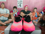 Nike Pink and Black Basketball Sneakers