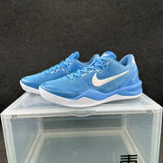 Nike Kobe 8 Low Blue White Basketball Shoes