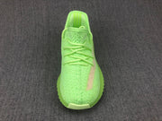 Yeezy 350 V2 Kids Sneakers Glow Green