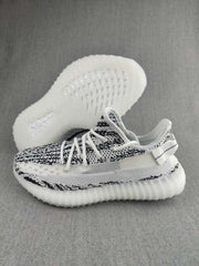 Yeezy 350 V2 Knit Sneakers Black and White