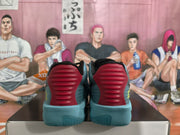 Nike Basketball Sneakers Blue Black Red