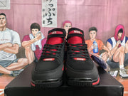 Nike Black Red High-Top Basketball Sneakers