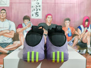Nike Basketball Shoes Purple Green