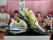 Nike GT Basketball Sneakers White Lime Gold Blue
