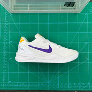 Nike Basketball Sneakers White Purple Yellow