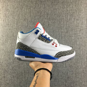 Air Jordan 3 Retro White and Blue Sneakers