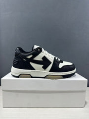 Off-White Out Of Office Low-Top Sneakers Black White OMAI89C99