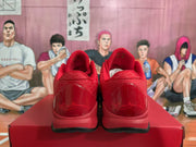 Nike Red and Gold Basketball Sneakers