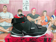 Nike LeBron Soldier 10 Black Red White Basketball Shoes