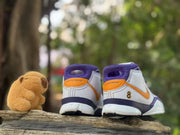 Nike Kobe 1 Kids' Basketball Shoes White Purple Orange