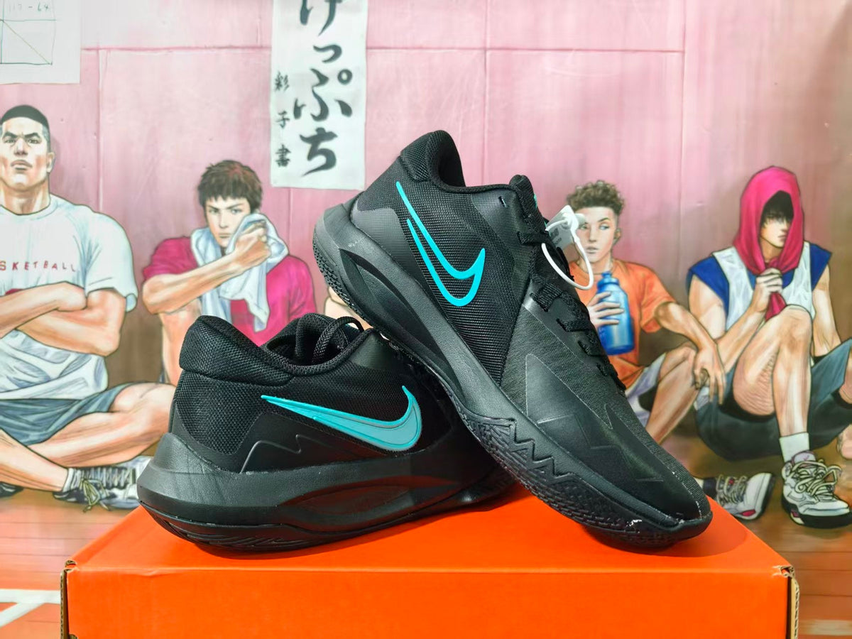 Nike Black and Blue Sneakers