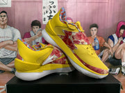Nike LeBron Basketball Shoes in Yellow Floral Print