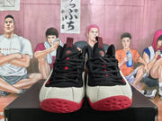 Nike White and Red Basketball Sneakers
