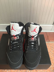 Jordan Air Jordan 5 High-Top Sneakers Black Silver