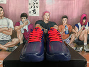 Nike Clark PE Basketball Sneakers Navy Red