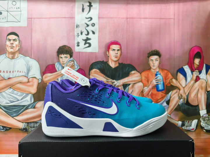 Nike Kobe 8 Basketball Shoes in Purple and Turquoise