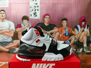 Nike Air More Uptempo White Black Red Basketball Shoes
