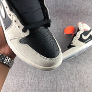 Jordan Air Jordan 1 High OG Gray Black Pink Sneakers 555088-018