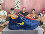Nike Red Blue Mismatched Basketball Sneakers