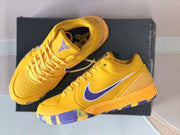 Nike Kobe 4 Basketball Sneakers Yellow Purple
