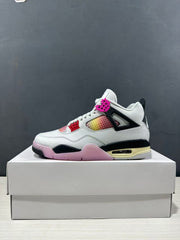 Jordan Air Jordan 4 Retro Comic White Black Pink Sneakers JA1135-100